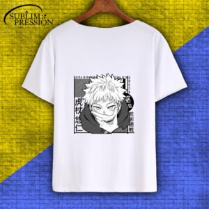 Jujutsu Kaisen Tshirt Anime Yuji itadori T-shirt Manga Teshirt Otaku Teeshort Cosplay