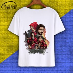 Tshirt LA CASA DE PAPEL – T-shirt Explosion Art -Teshirt Series Teeshort FASHION