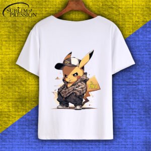 Tshirt Pokemon Anime Manga T-shirt Pikachu Teshirt Japan Teeshort Otaku Cosplay