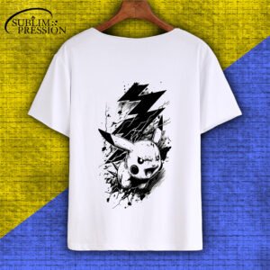 Tshirt Pokemon Anime Manga T-shirt Pikachu Teshirt Japan Teeshort Otaku Cosplay