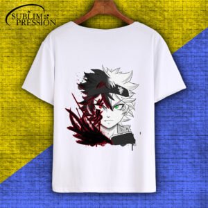 T-shirt Black Clover Otaku Manga Japan Teshirt Asta Cosplay Tshirt Anime Teeshort