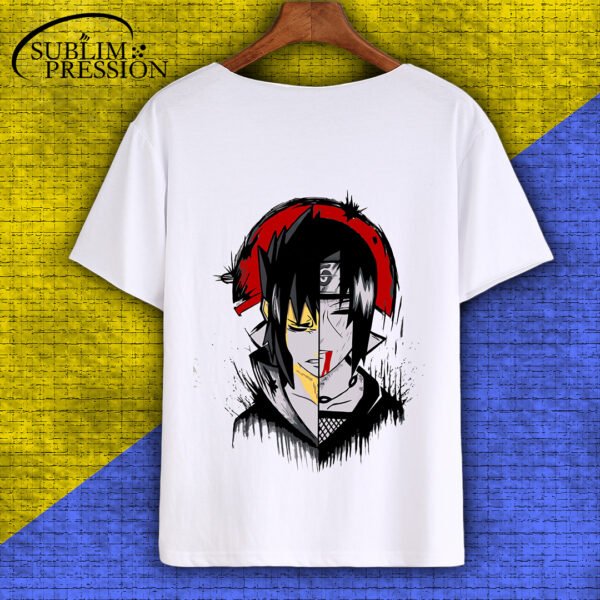 T-shirt Itachi & Sasuke Otaku Japan Teshirt Naruto Cosplay Tshirt Anime Teeshort