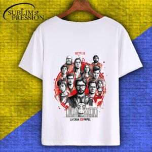 Tshirt LA CASA DE PAPEL – T-shirt Explosion Art -Teshirt Series Teeshort FASHION