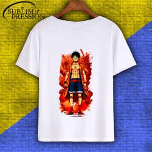 Tshirt One Piece Luffy Laugh – T-shirt – Teshirt ANIME Otaku Teeshort MANGA